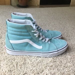 Men’s vans hi top aqua size 11